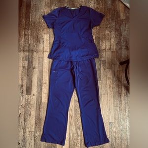 Healing Hands grape scrub set